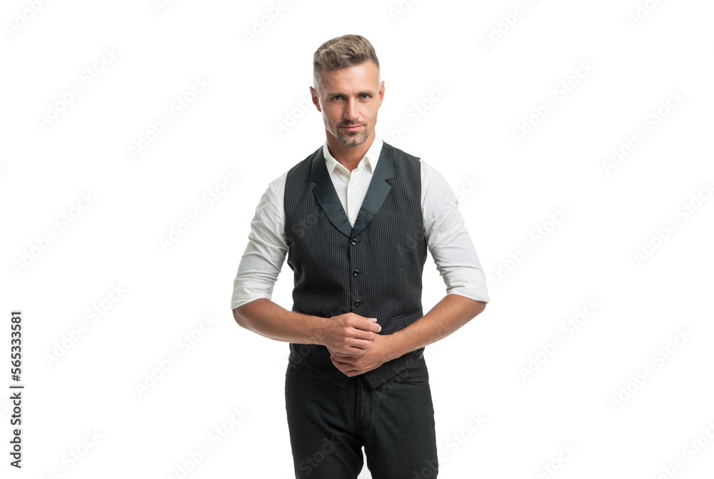 handsome mature man in suit. businessman isolated on white. realtor in business wear handsome mature man in suit. businessman isolated on white. realtor in business wear