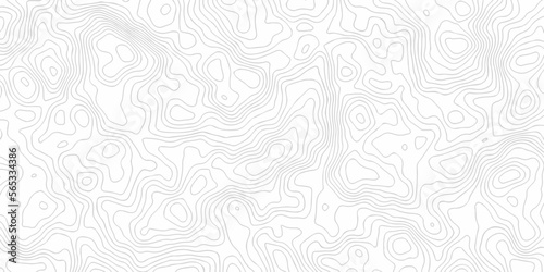 Topographic map. Geographic mountain relief. Abstract lines background. Contour maps. Vector illustration, Topo contour map on white background, Topographic contour lines vector map seamless pattern.