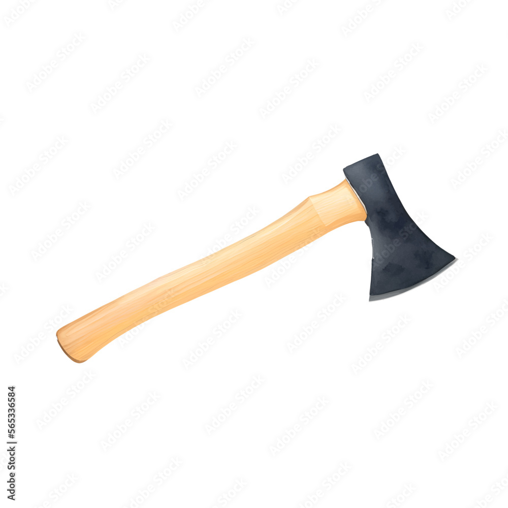 ax digital drawing with watercolor style illustration ax digital drawing with watercolor style illustration