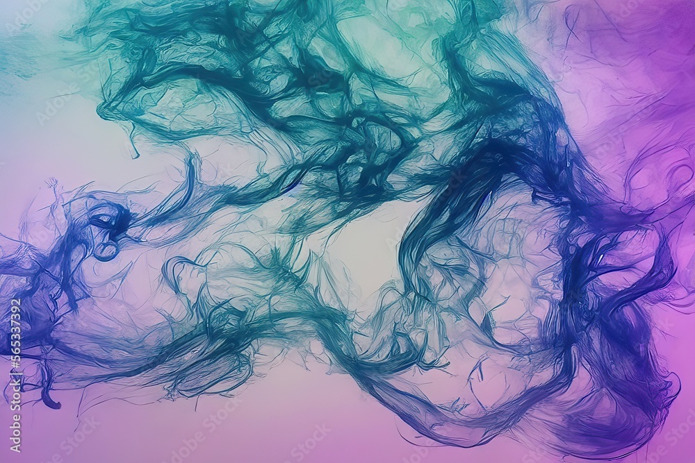 Smoke Mist with Colorful and Kinetic Motion.