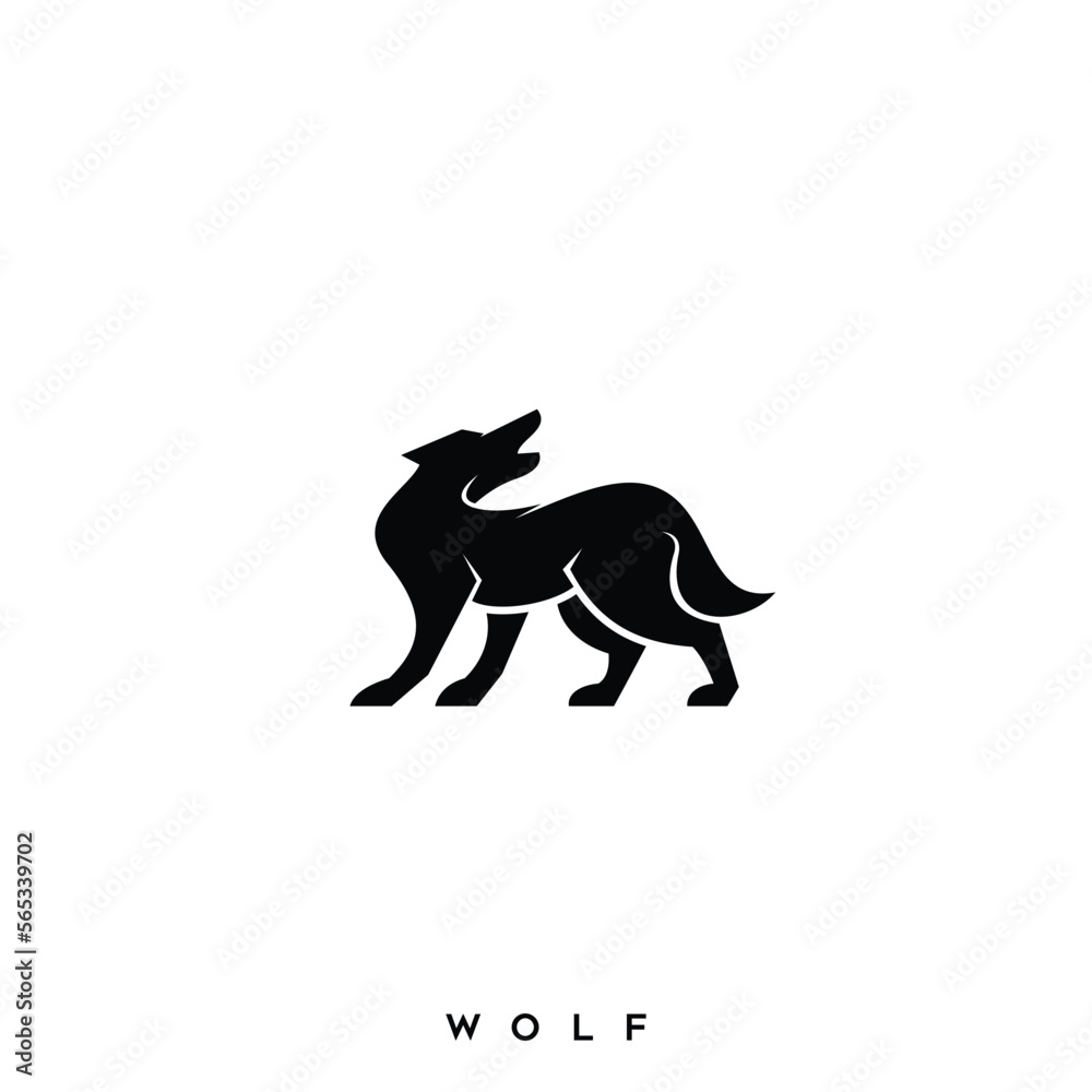 Wolf Creative Concept Logo Design vector illustration