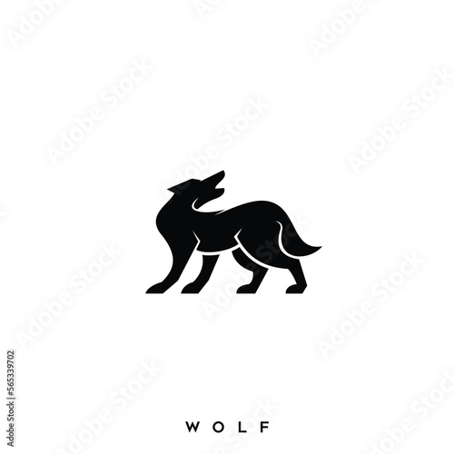 Wolf Creative Concept Logo Design vector illustration