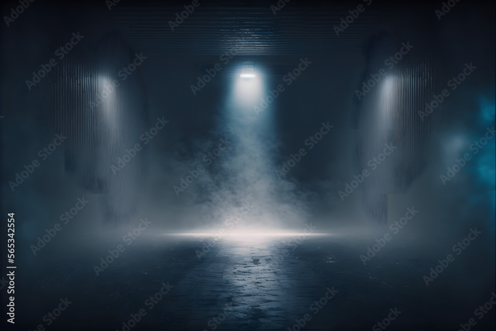 A dark empty street, dark blue background, an empty dark scene, neon light, spotlights The asphalt floor and studio room with smoke float up the interior texture. A dark empty street, dark blue background, an empty dark scene, neon light, spotlights The asphalt floor and studio room with smoke float up the interior texture.