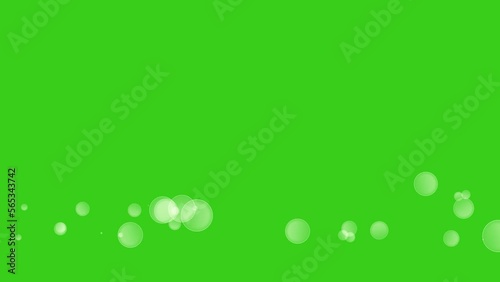 Various pieces scattered freely as particles
