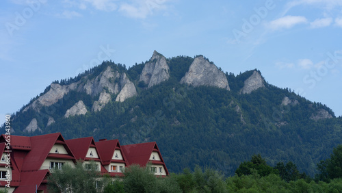 The peak of three crowns in the Pieniny Mountains