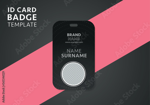 Modern corporate Identity Card design template background, elegant businees company id card design. Identity design template.