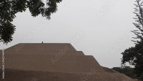 Huaca Huallamarca is an archaeological site in Lima, Peru photo