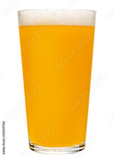 NEIPA ale in shaker pint glass isolated on white фототапет