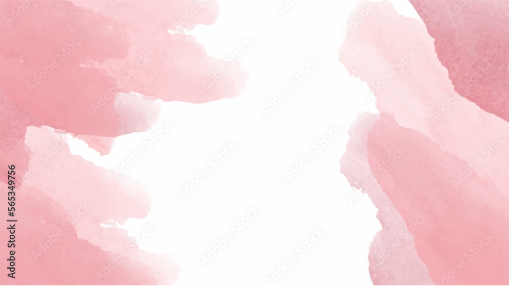 Obraz premium Abstract pink watercolor background for your design, watercolor background concept, vector.