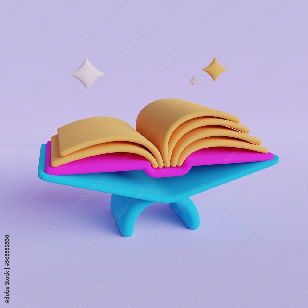 3d Rendering, quran Illustration 3d Rendering, quran Illustration