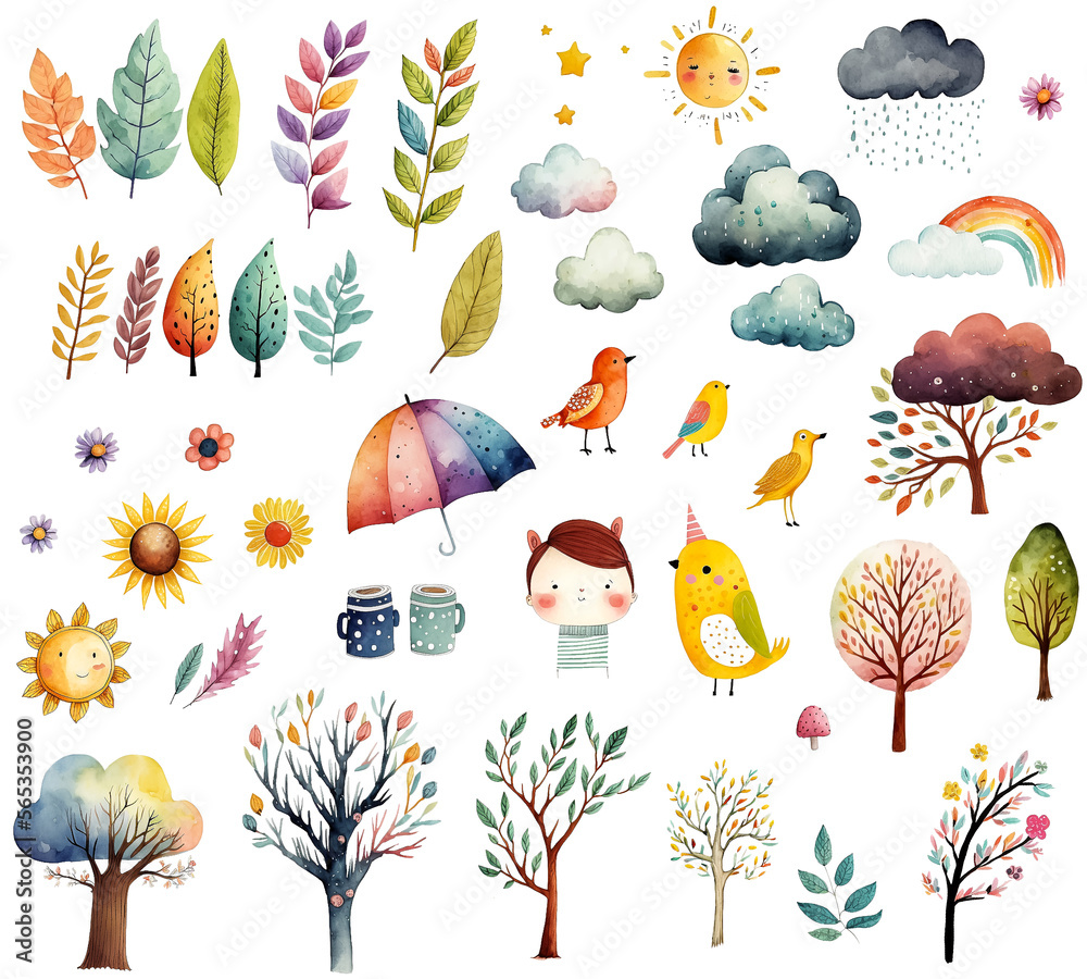 fall weather clipart