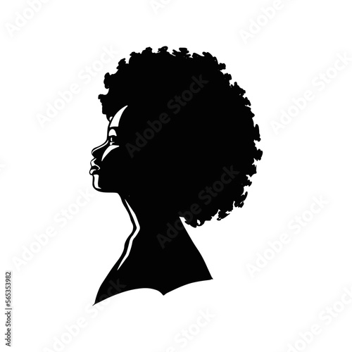black woman silhouette