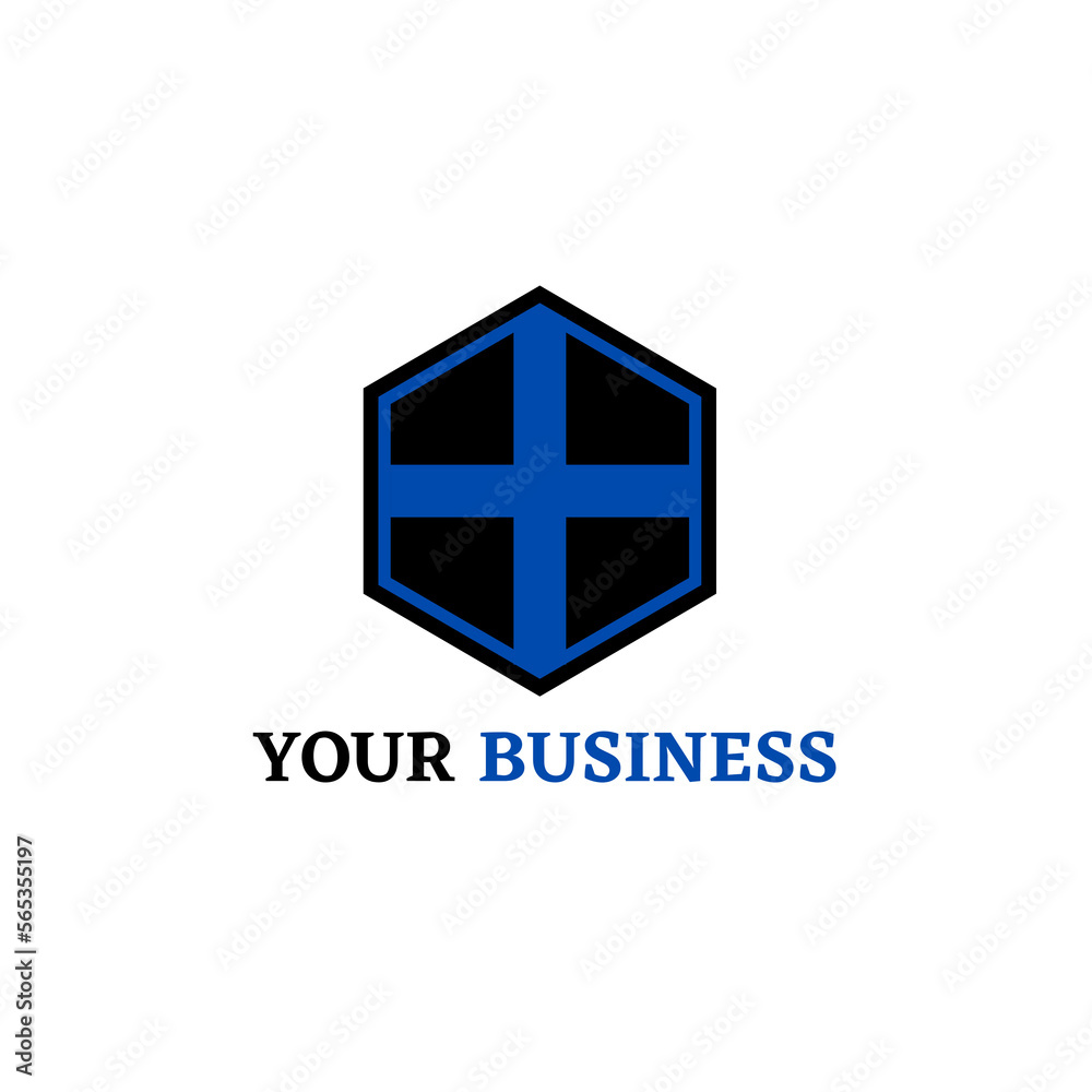 Logo design template with symbol like shield, suitable for healthcare, technology, network security company, etc. Logo design template with symbol like shield, suitable for healthcare, technology, network security company, etc.