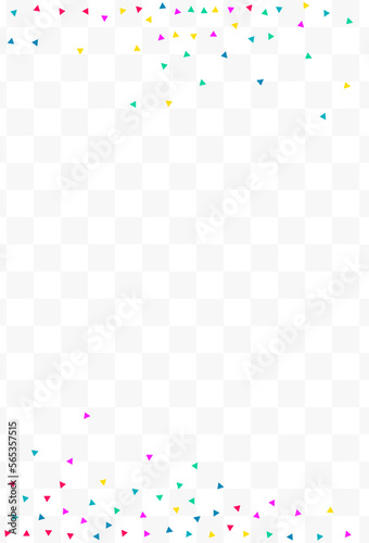 Happy Shapes Flying Vector Transparent