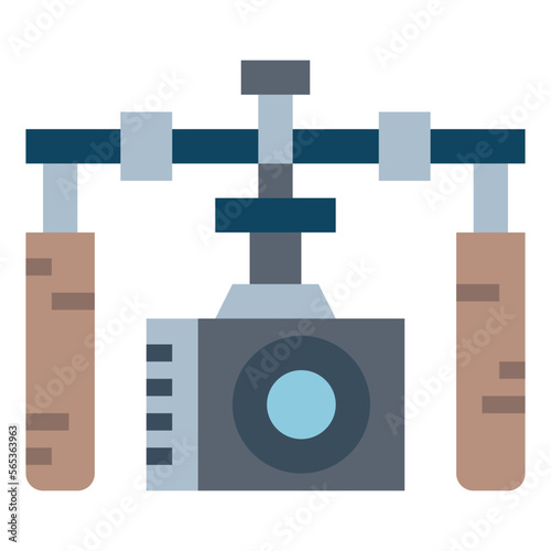 gimbal flat icon style