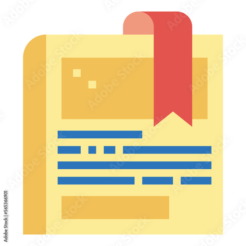 bookmark flat icon style
