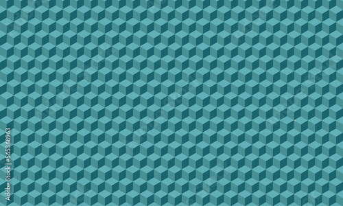 Cubes ornament texture turquoise color