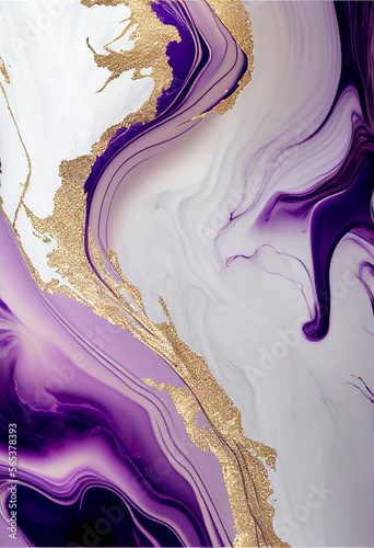 Purple White Gold Marble background 4