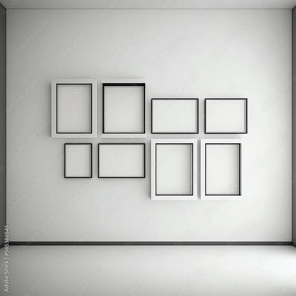 Mockup, Wall Art, Display Frame, Showcase, Blank Frame Mockup, Wall Art, Display Frame, Showcase, Blank Frame