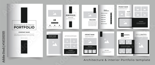Architecture Portfolio design or modern portfolio design template