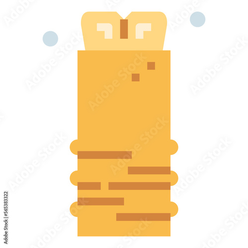 Male Masturbator flat icon style