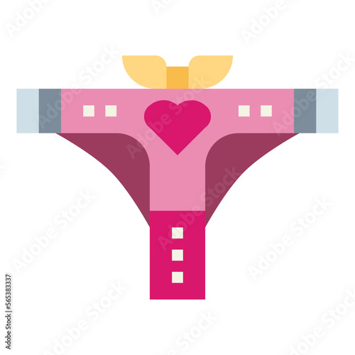 panties flat icon style