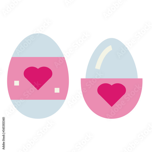 tenga egg flat icon style