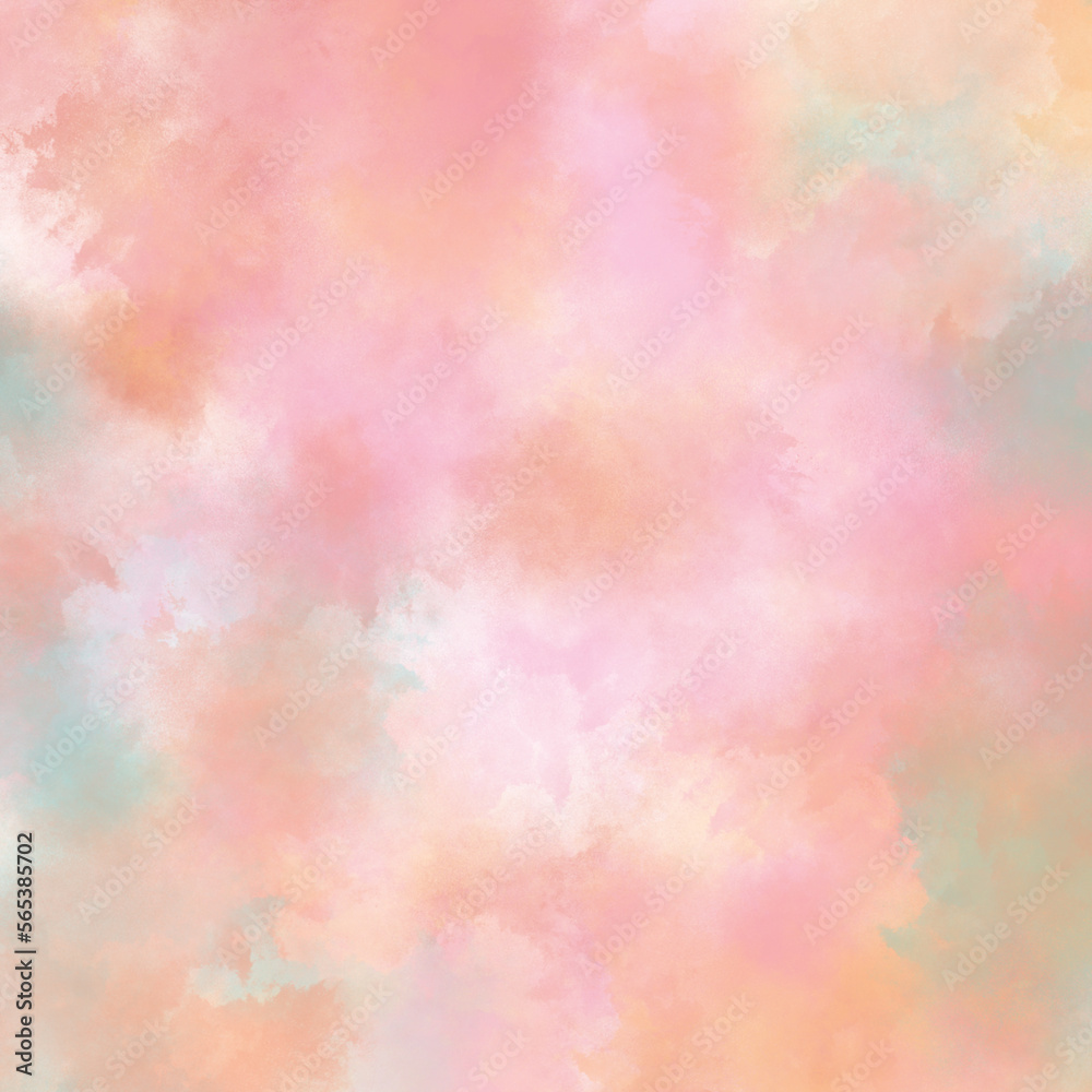 Abstract watercolor background with stains, soft and pastel watercolor paper texture with smoke and splashes, watercolor background for any decorative and creative design.