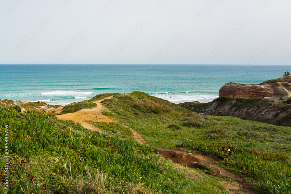 Paisaje de la costa Portuguesa