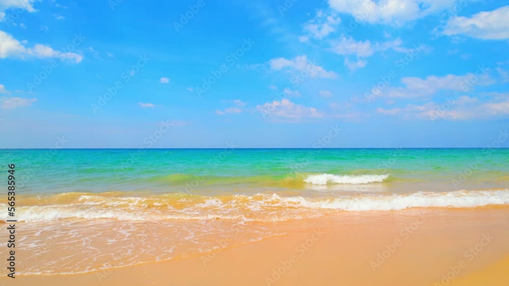 Majestic scenery of secret paradise sandy beach during sunrise. Phuket, Southern Thailand, Asia, one of the most beautiful attractions in the world. Tropical sea concept. beach background. 4K
Majestic scenery of secret paradise sandy beach during sunrise. Phuket, Southern Thailand, Asia, one of the most beautiful attractions in the world. Tropical sea concept. beach background. 4K