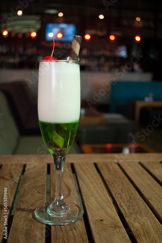 green cocktail 