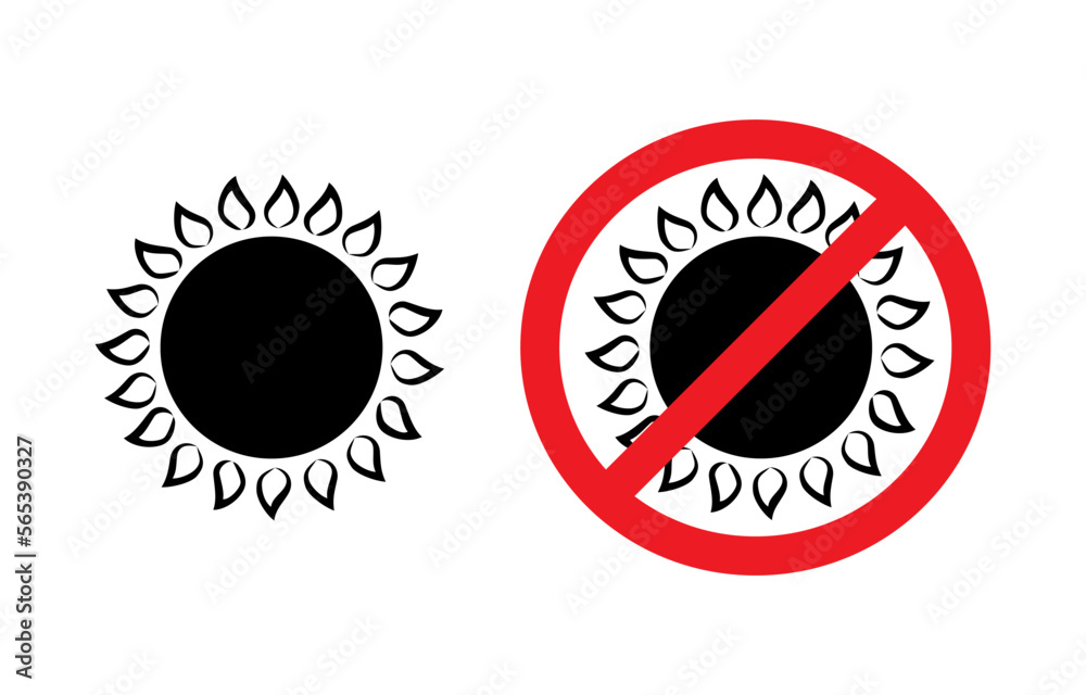 Gas and no gas icon. Natural gas stove burners. Restrictions on the use of gas in households and industries Gas and no gas icon. Natural gas stove burners. Restrictions on the use of gas in households and industries