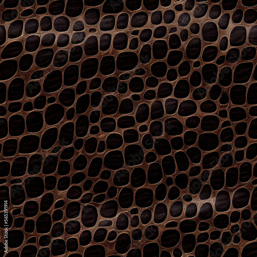 black leopard skin pattern