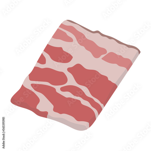 Meat Pork beef bally ham bacon