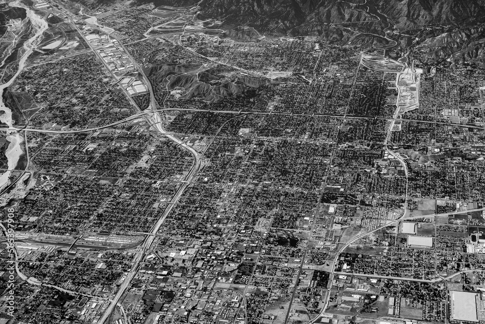 Obraz premium aerial of Los Angeles