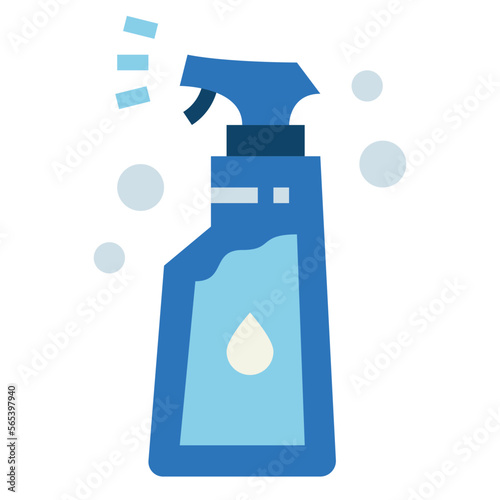 spray flat icon style