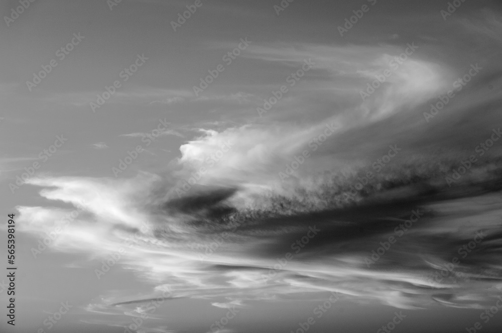 Fototapeta premium sunset with golden and blue sky over the desert