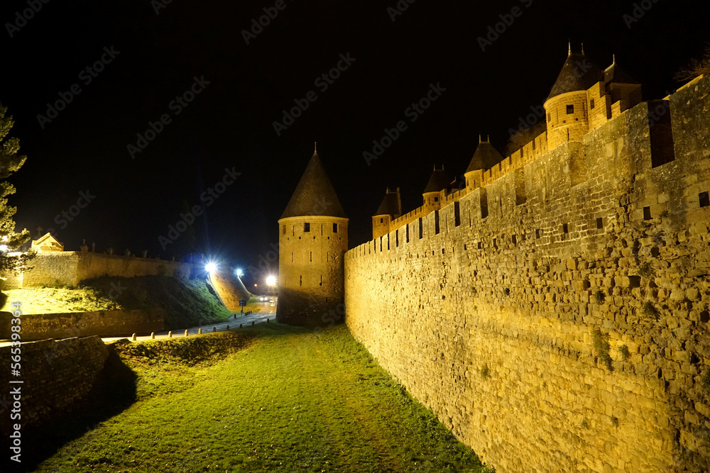 Carcassonne Burg Frankreich 
