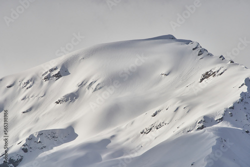 snowy mountain peak
