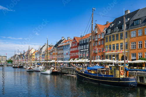 Copenhagen city in the summer
