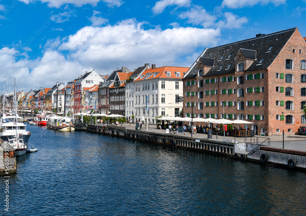 Copenhagen city in the summer