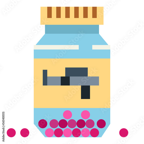 ammo flat icon style
