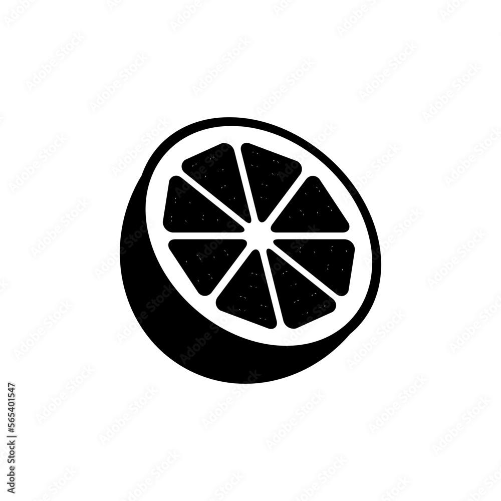 Orange icon vector logo design template