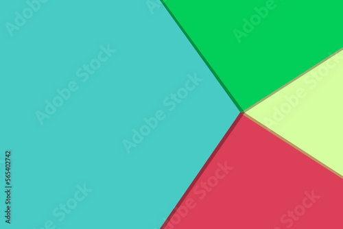 Google play abstract multicolor colorful background vector illustration. Google Play store four prime colour red green blue yellow triangle geometric banner design. High-tech juicy bright abstract.