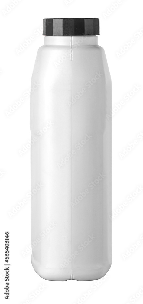white plastic canister white plastic canister