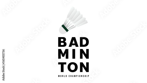 Shuttlecock icon symbol vector, Modern design and beautiful colors isolated on white background, illustration Vector EPS 10 , can use for  Badminton Championship Logo
