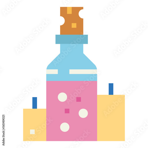 oil flat icon style