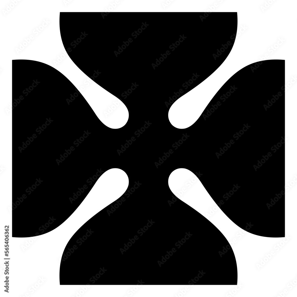 Obraz premium Abstract geometric element shape on Transparent Background