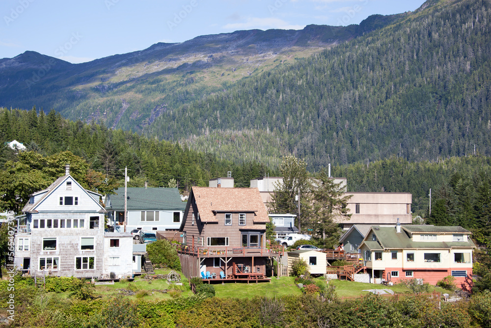 Ketchikan Town Residential Wooden Houses