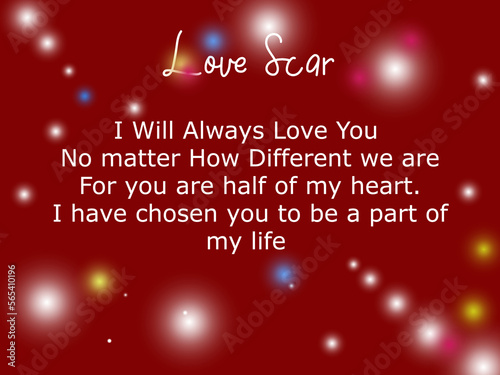 Wallpaper Mural Love Scar qoutes Torontodigital.ca